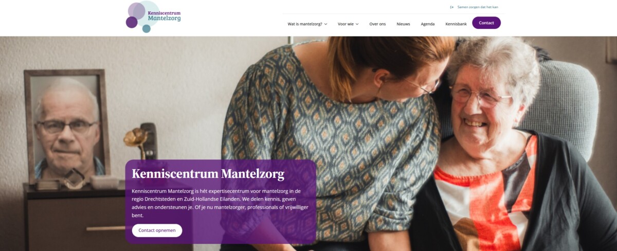 Nieuwe website Kenniscentrum Mantelzorg
